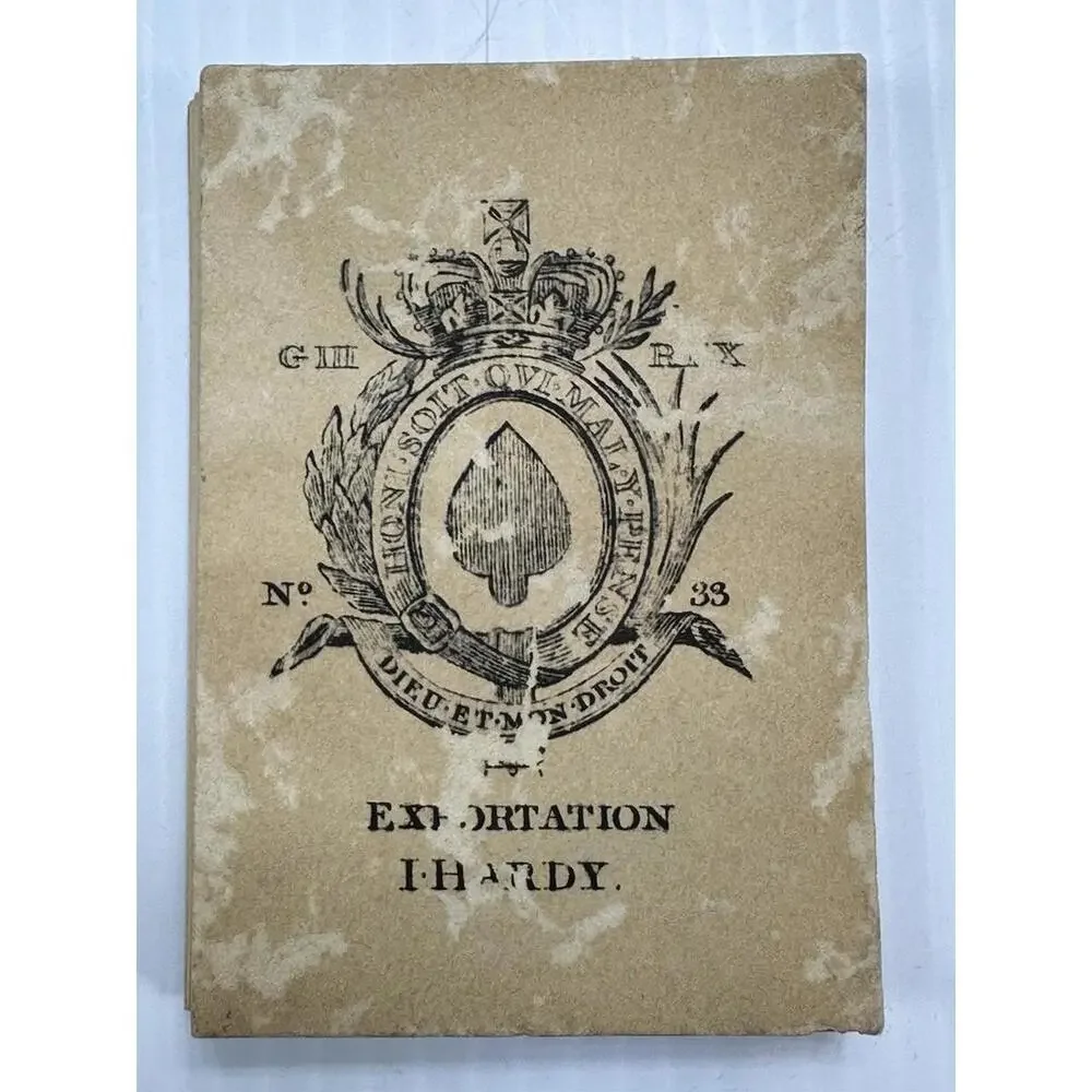 VINTAGE I. HARDY CARD MAKER TO‎ HIS MAJESTY GREAT MOGUL PLAYING CARDS FACSIMILE